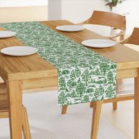 Green Greyhound Toile 