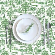 Green Greyhound Toile 