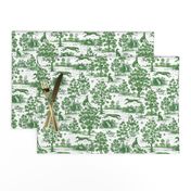 Green Greyhound Toile 