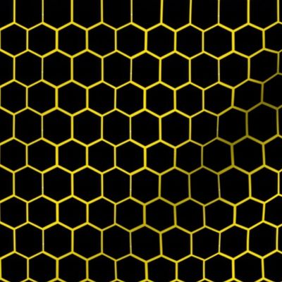 Peel-and-Stick Removable Wallpaper Beehive Yellow Honeycomb Hexagon Bee Modern 