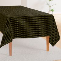 Black and Yellow Beehive Honeycomb Hexagon