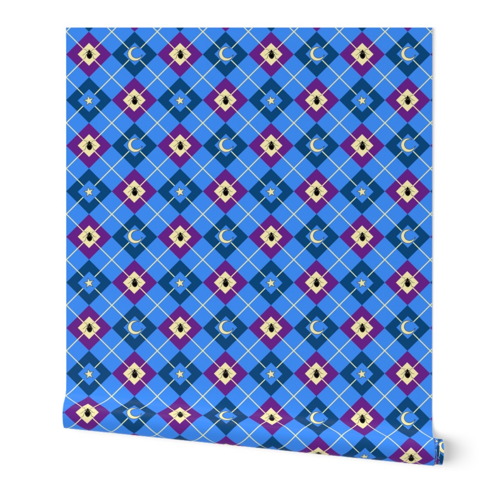 Bed Bug Argyle blue