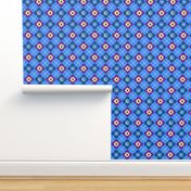 Bed Bug Argyle blue