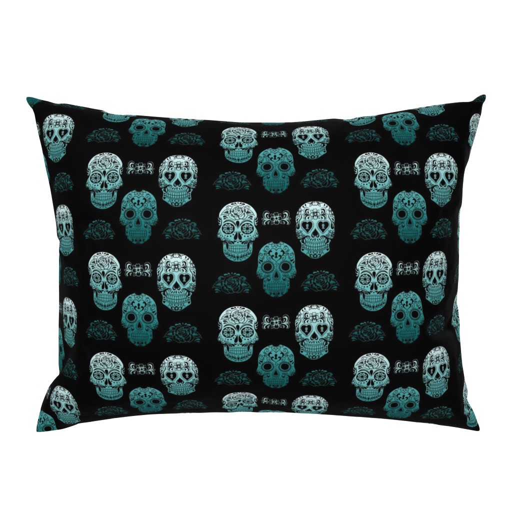 Sugar Skull teal