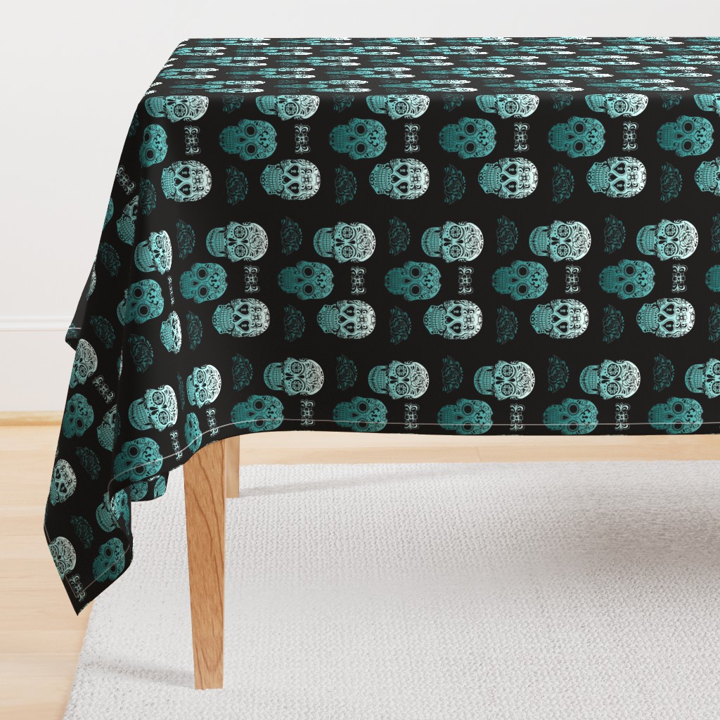 Sugar Skull teal