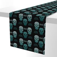 Sugar Skull teal