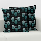 Sugar Skull teal