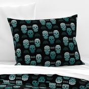 Sugar Skull teal