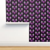 Sugar Skull Purple Ombre