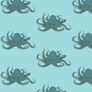 Sweet Blue Octopus