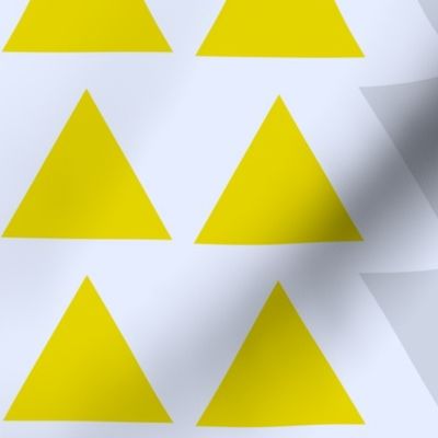 Mustard and Grey Triangles 