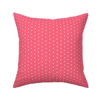 mini dots fabric // coral  pink fabric