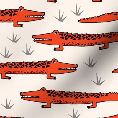 crocodiles // alligator crocodiles reptiles fabric print andrea lauren fabric andrea lauren design, crocodile fabric, alligator print, reptiles