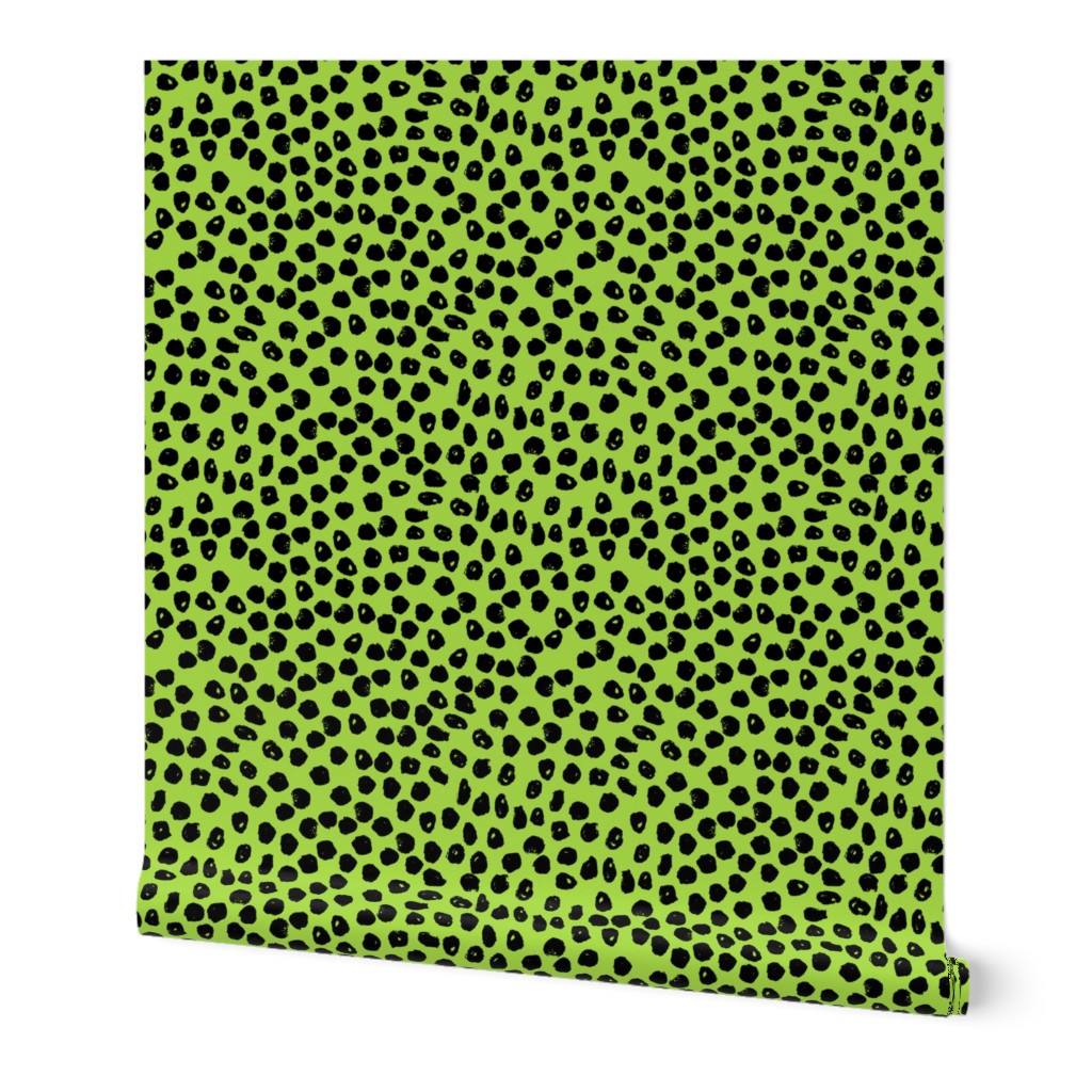 dots // dots fabric spots lime green design green fabric dots design