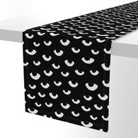 eyes // black and white eye fabric eye pattern eye fabric halloween scary eyes fabric