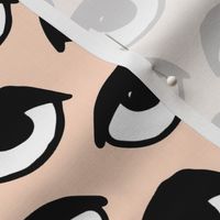 eyes // blush eye fabric cute scary creepy scary halloween fabric