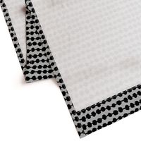 Dots in Rows - Slate Grey/Black by Andrea Lauren
