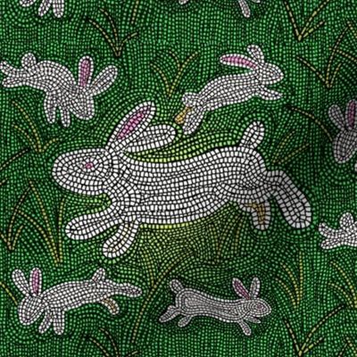 White Rabbit Mosaic