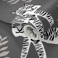 Safari Tiger - Charocal/White by Andrea Lauren