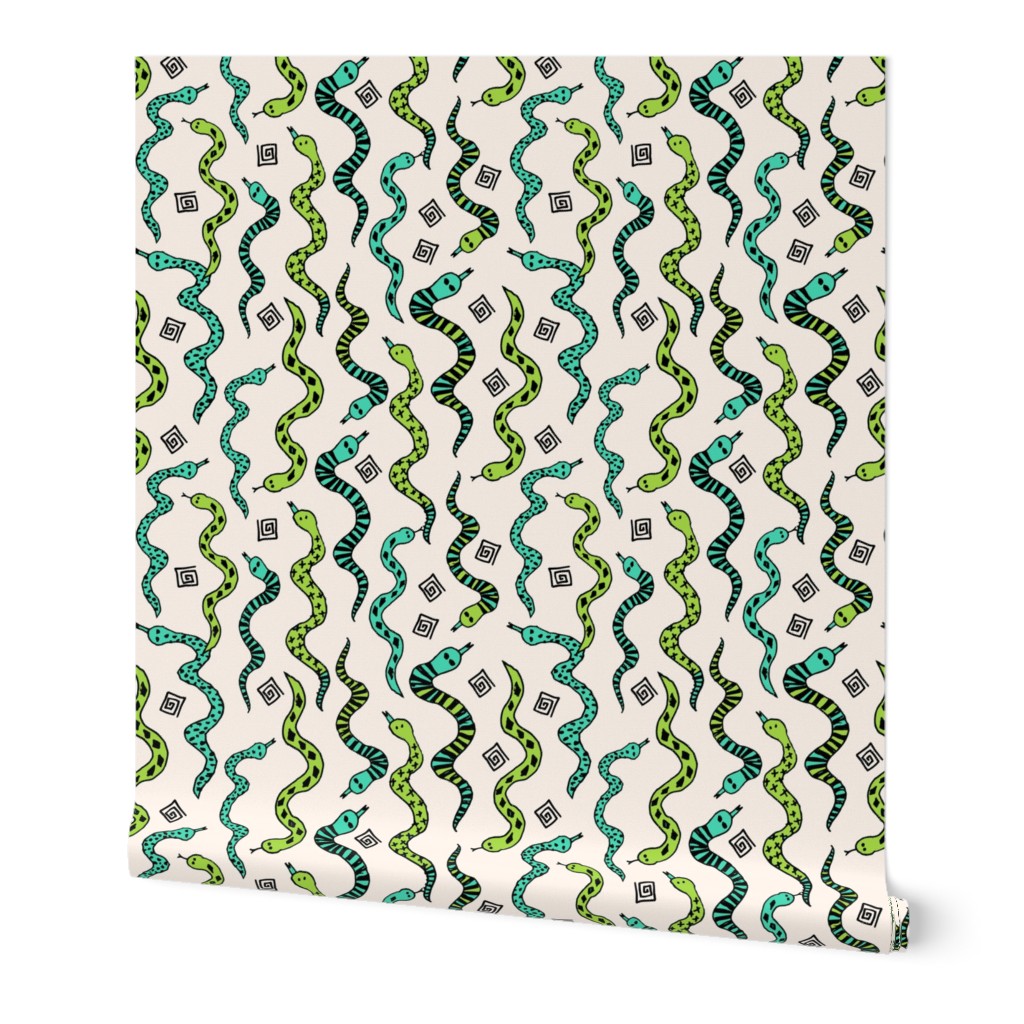 snakes // animal boys tropical hiss cute kids print