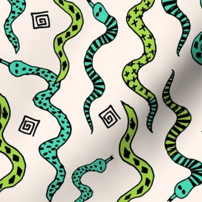 snakes // animal boys tropical hiss cute kids print