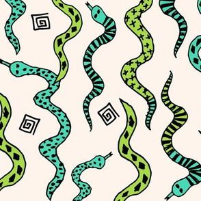 snakes // animal boys tropical hiss cute kids print