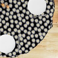 daisy // daisies flowers florals flower black and white simple 90s design