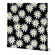 daisy // daisies flowers florals flower black and white simple 90s design