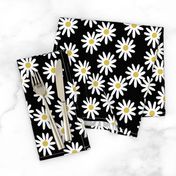 daisy // daisies flowers florals flower black and white simple 90s design