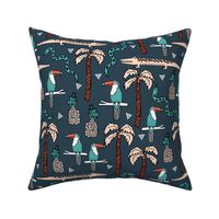 tropical // toucans palms palm tree alligator crocodile summer exotic tropical