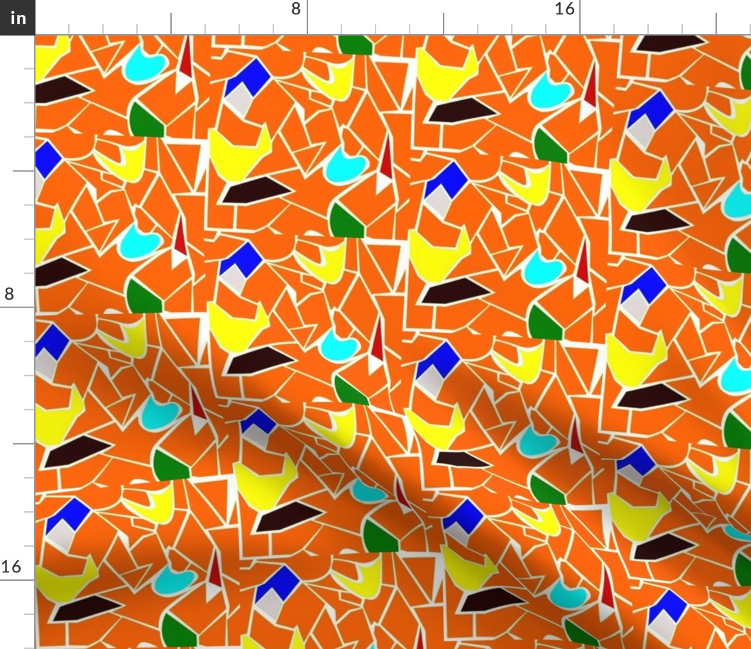 Abstract Orange