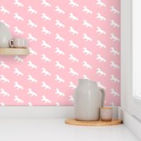 White Pony Pink Diagonal, Mini