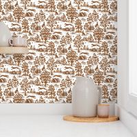 Brown Greyhound Toile