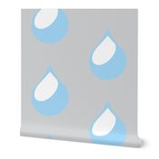 raindrop blue and grey
