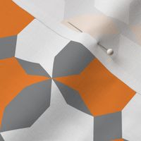 decagon orange - white - gray