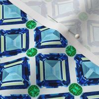 Moroccan sapphires & emeralds