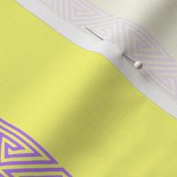 Purple Freeman Border on Yellow