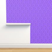 Dog park Ditsy print - purple