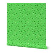 Dog park Ditsy print - green