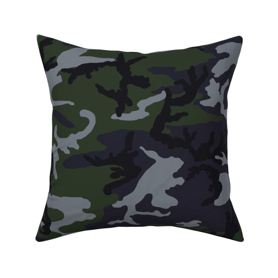 Woodland Night Stalker Camo Fabric | Spoonflower