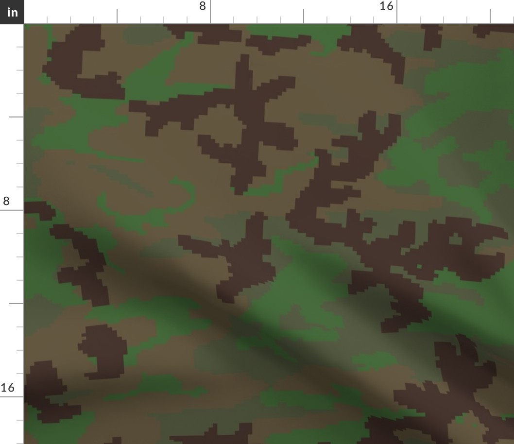 Digital Woodland Tropical Camo