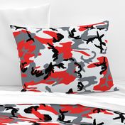 Woodland Bright Red Camo