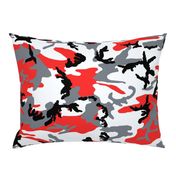 Woodland Bright Red Camo