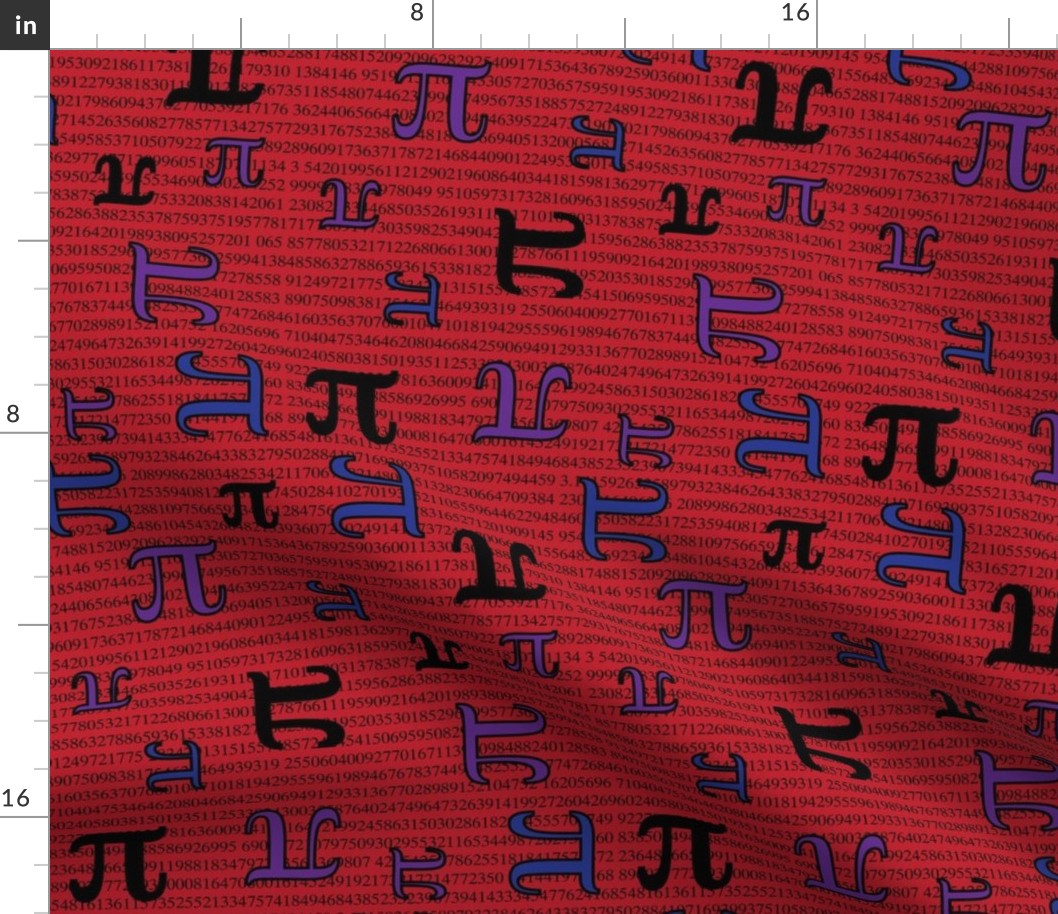 Digits of Pi (Red)