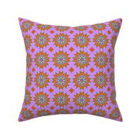 Floral Garden Kaleidoscope Purple