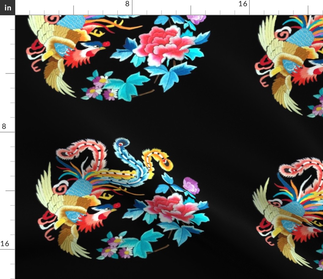 royal novelty thrones embroidery asian japanese china chinese oriental cheongsam kimono phoenix bird flowers peony garden imperial chinoiserie kings queens museum traditional rank regal korean kabuki geisha yuan ming qing dynasty tapestry vintage emperor 