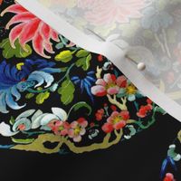royal novelty thrones embroidery asian japanese china chinese oriental cheongsam kimono butterflies flowers peonys rainbow imperial chinoiserie kings queens museum traditional rank regal korean kabuki geisha yuan ming qing dynasty tapestry vintage emperor