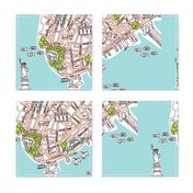 New York City manhattan map