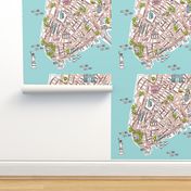 New York City manhattan map