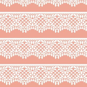 Lace (on peach)